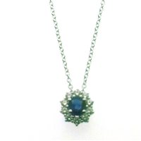 Collar Salvini Mujer Love For Colour in Oro Zaffiro 0.40 Ct 20099927 - 20099927